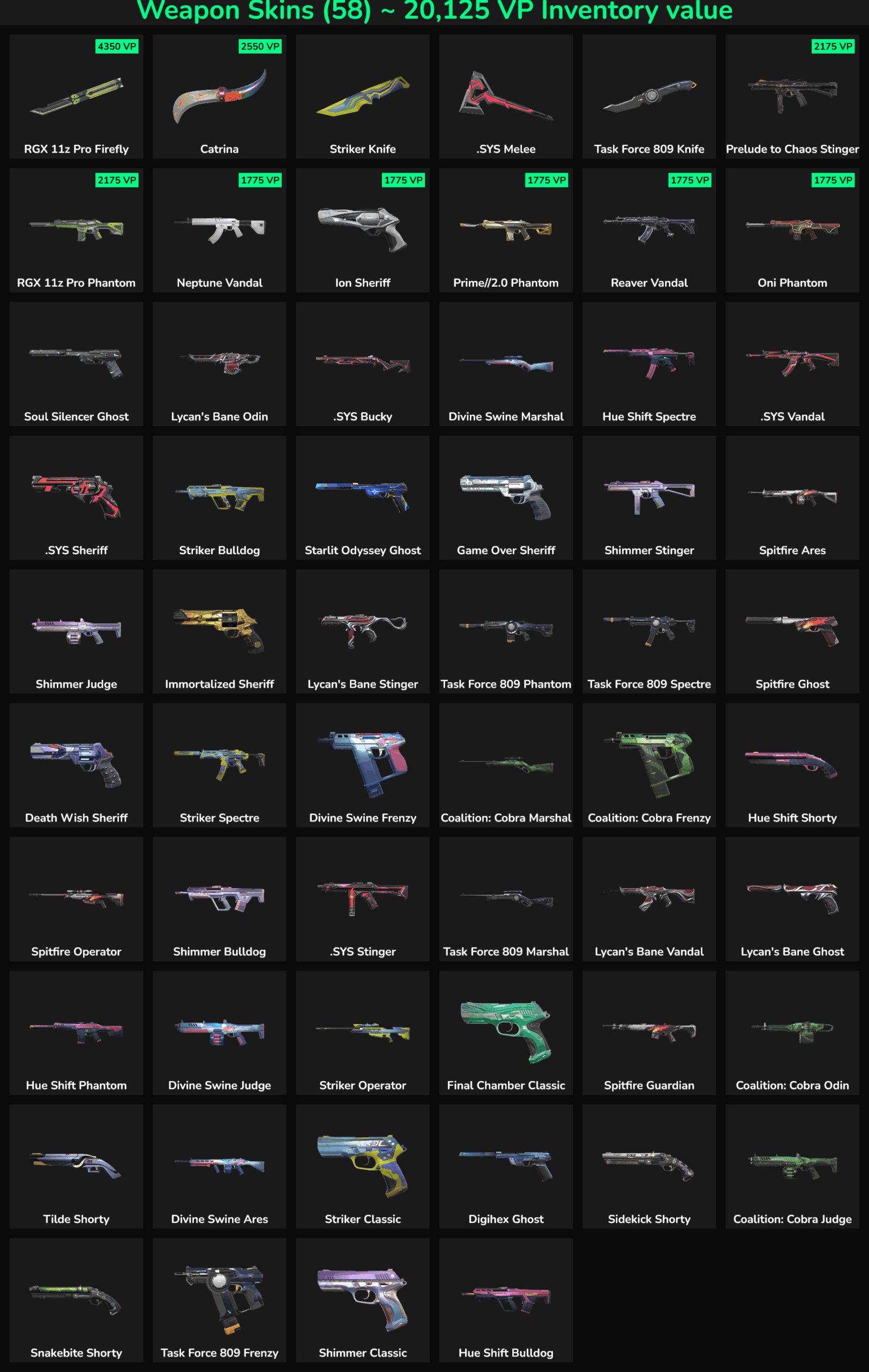 58 Skins Mail Access | NA ๐บ๐ธ