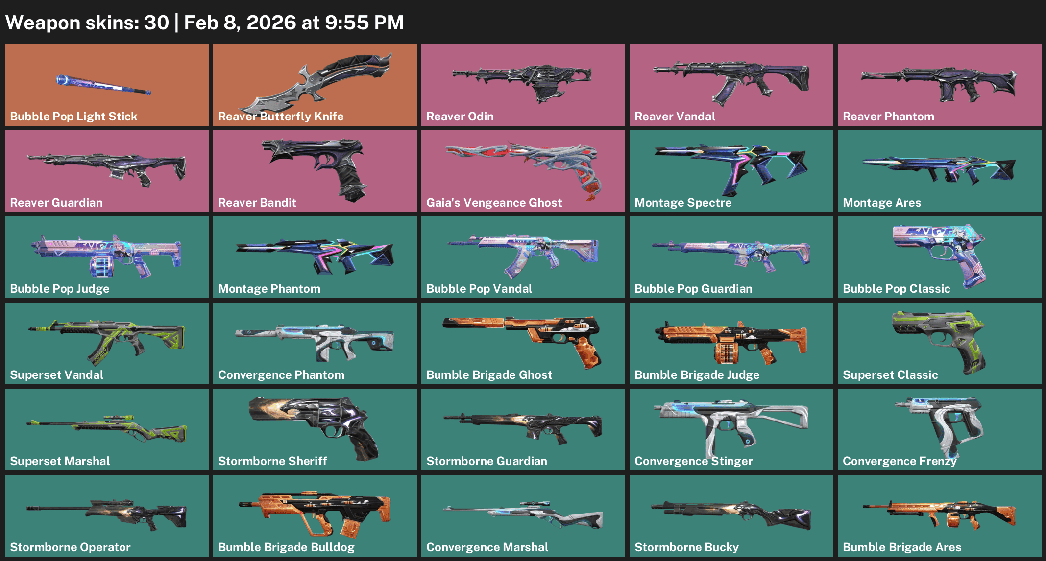 30 Skins Mail Access | NA ๐บ๐ธ